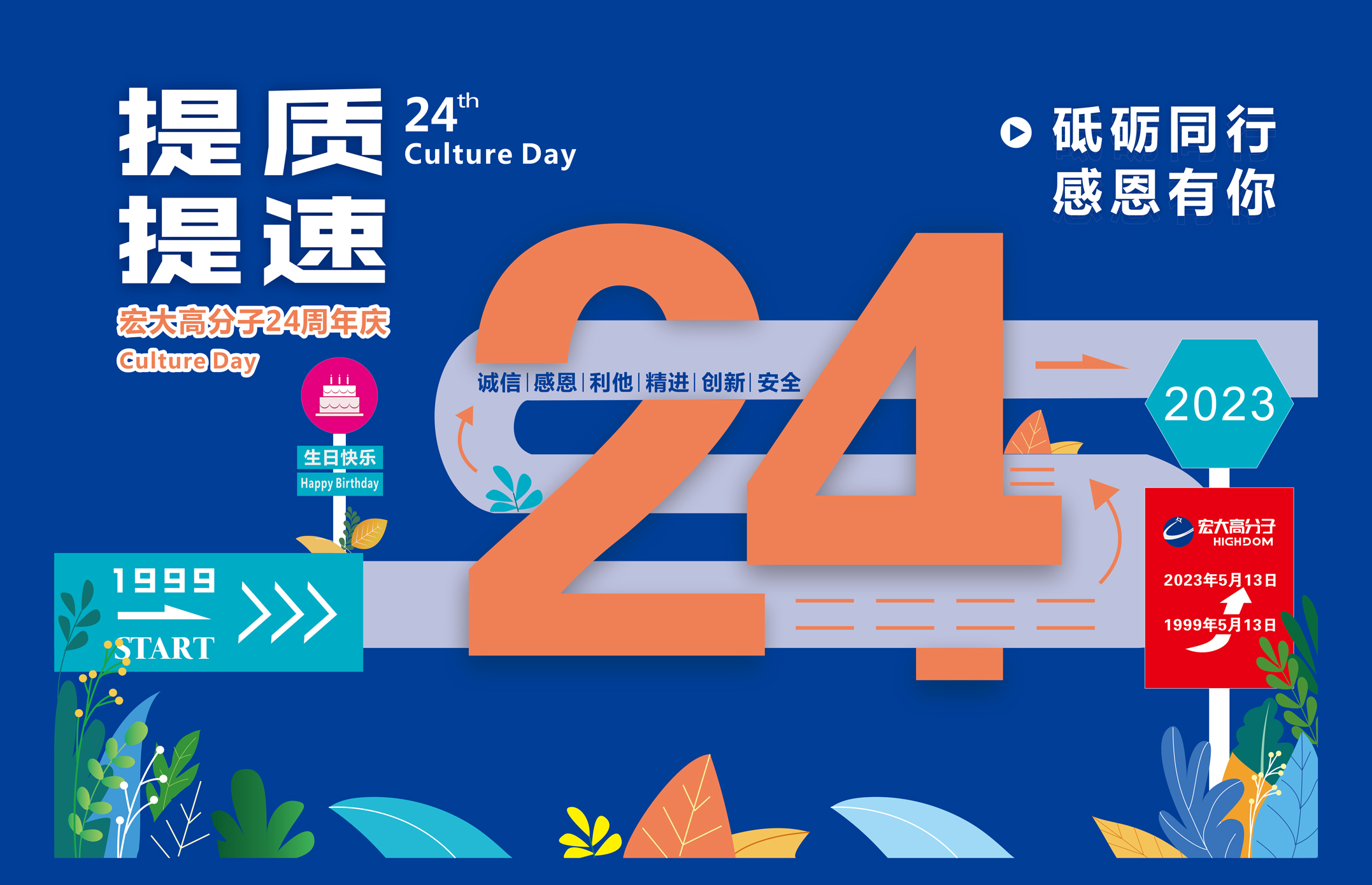 砥礪同行，感恩有你 | 宏大高分子24周年